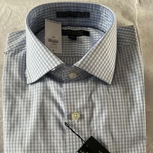 Banana Republic Fine Check Non-Iron, Wrinkle Free Shirt